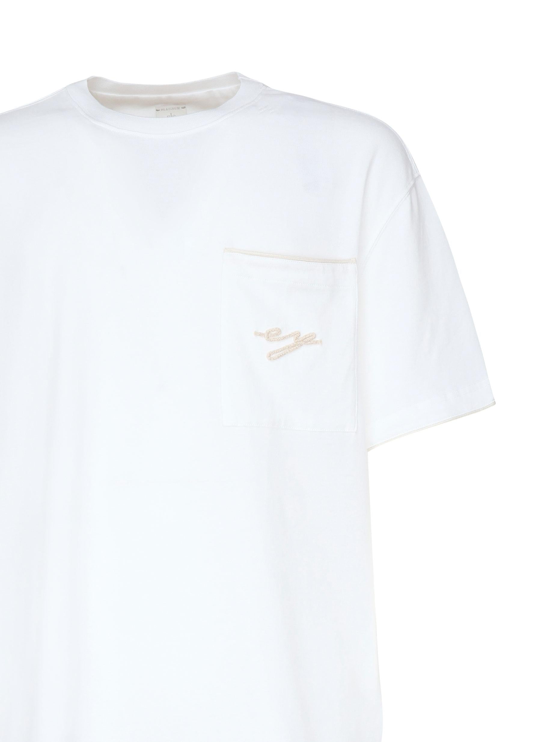 T-shirt con ricamo K75TSHK03TSH26001 01N ELEVENTY 