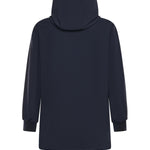 Parka con cappuccio e logo HE9440013 BLUE HESKIMO 