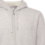 Felpa con cappuccio e zip in cashmere X76MAGK33MAG0K019 13-02 ELEVENTY 