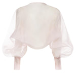Coprispalle in organza di seta 80AJQ52A N0193439 GENNY 
