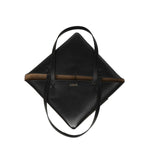 Borsa Puzzle Fold Tote media in pelle di vitello A657G50X01 1100 LOEWE 