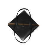 Borsa Puzzle Fold Tote media in pelle di vitello A657G50X01 1100 LOEWE 