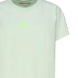 T-shirt in cotone con logo circolare 6J0273 3SPY533442 STELLA McCARTNEY 