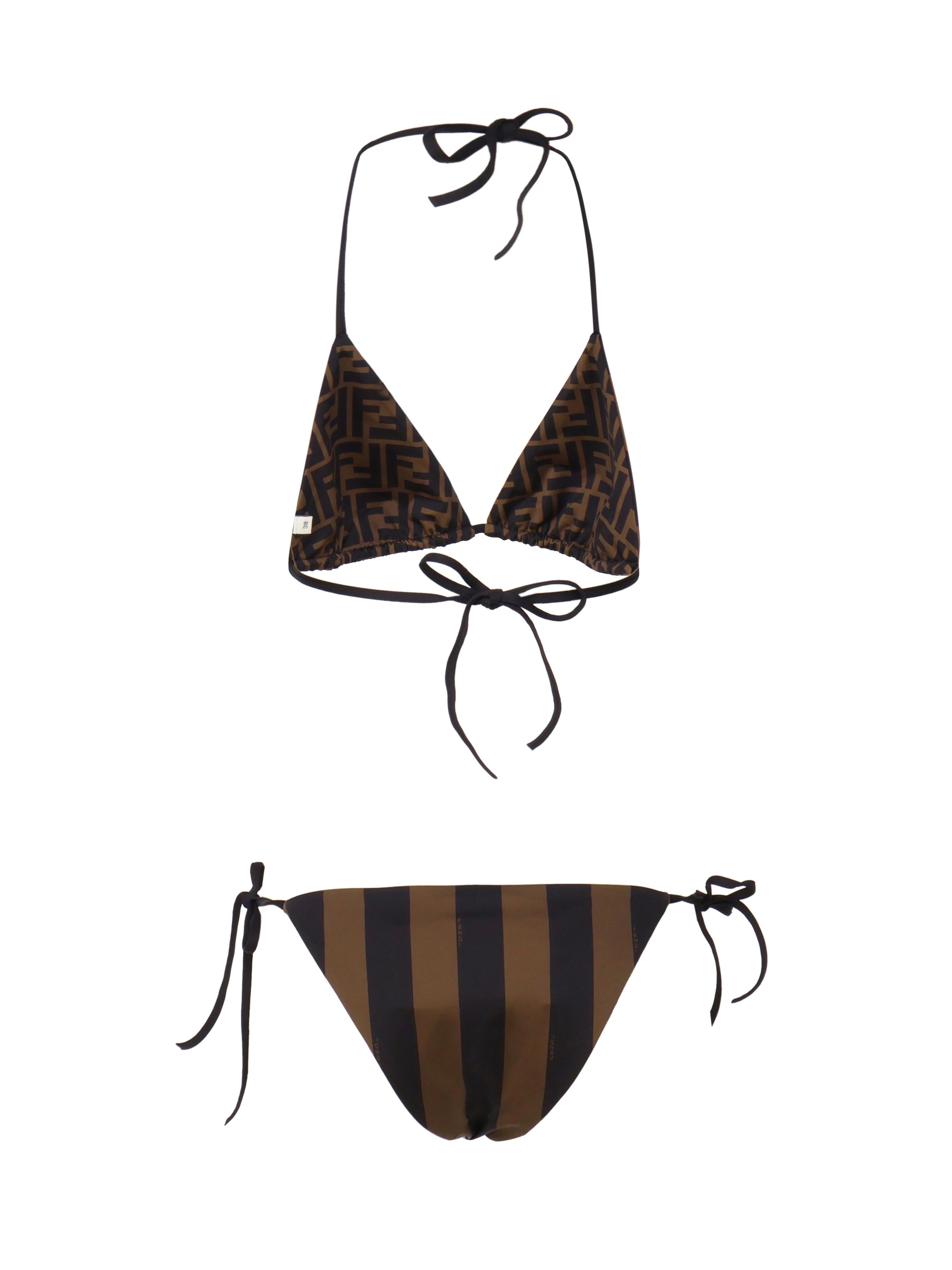Bikini reversibile in Lycra® FXBA30 AQBYF13IZ FENDI 