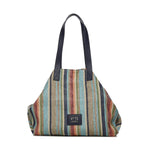 Borsa a spalla con logo 73BS9N701P KARINABLU/MULTICOLOR V° 73 