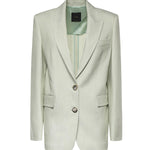 Giacca monopetto effetto rustico 106529 A2W6S79 PINKO 