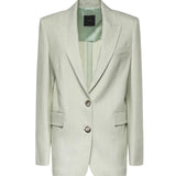 Giacca monopetto effetto rustico 106529 A2W6S79 PINKO 