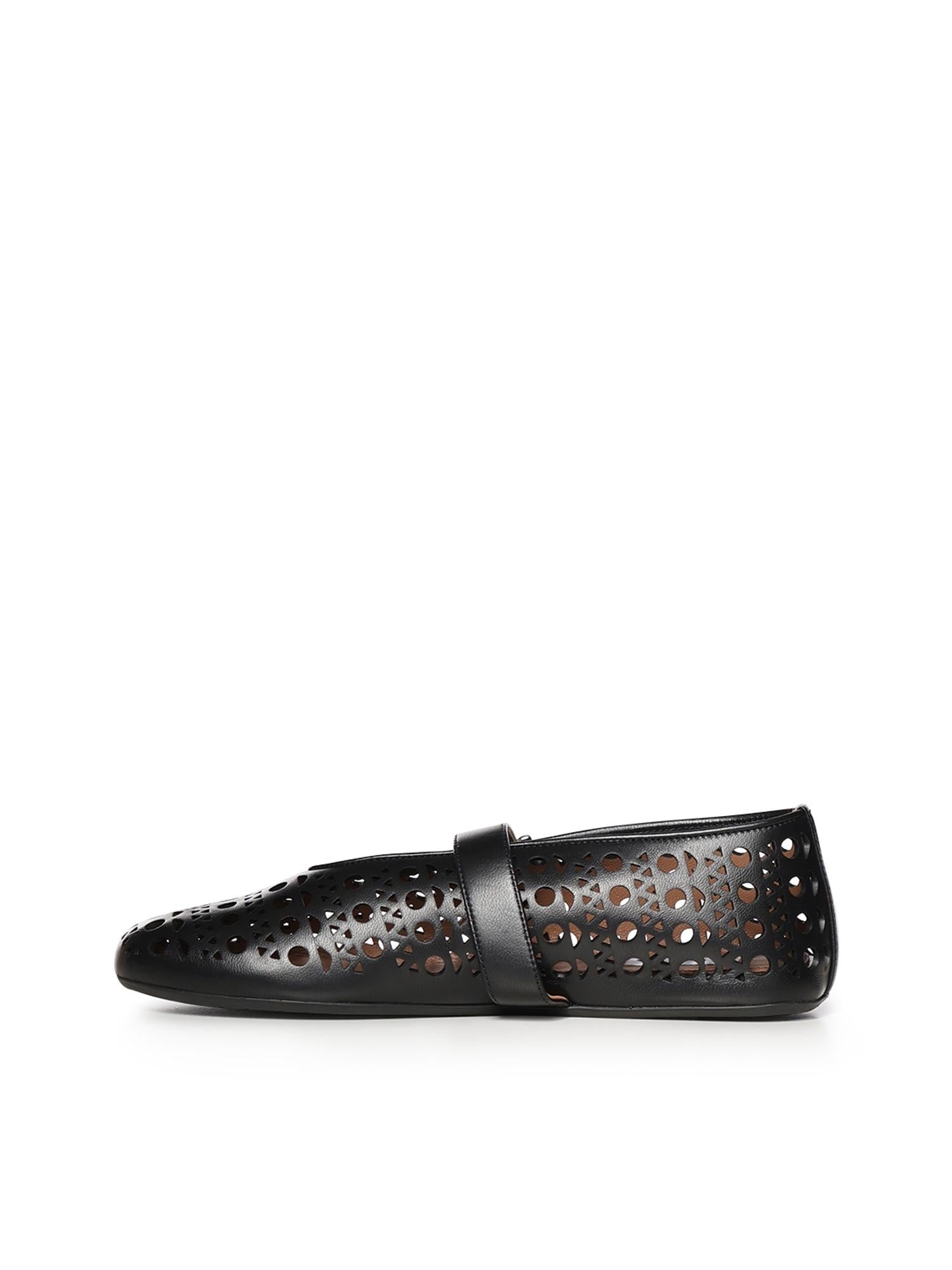 Ballerine Vienne in pelle AA3A029CK216 999 ALAIA 