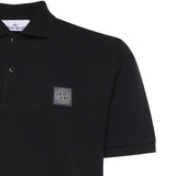 Polo in piqué di cotone con patch Compass L1S152200011 S0039V0029 STONE ISLAND 