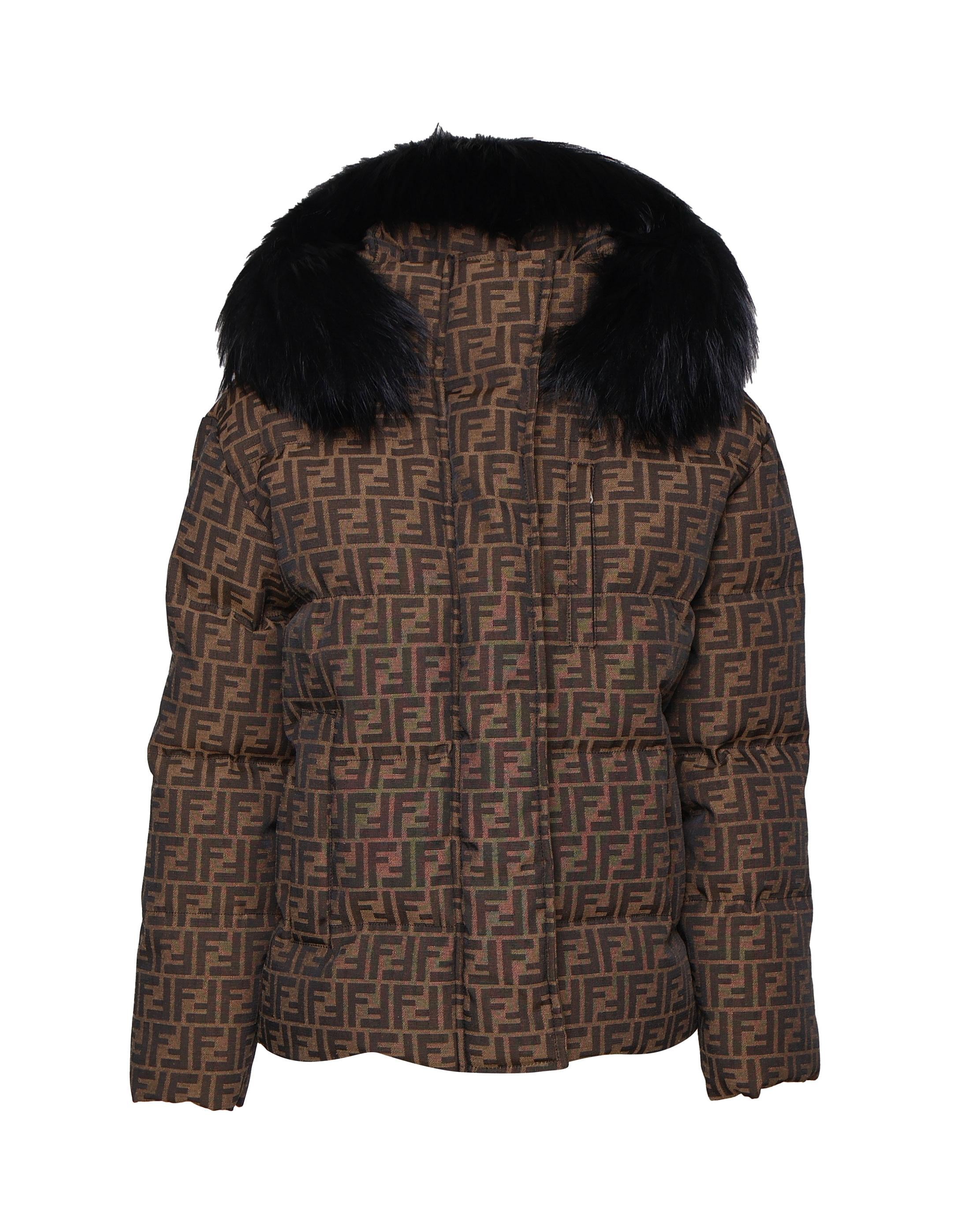 Giacca da sci FF jacquard FAN152 AWYDF118W FENDI 