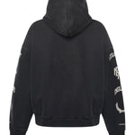 Felpa in cotone con cappuccio con effetto distressed MLM100372 04 REPRESENT 