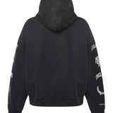 Felpa in cotone con cappuccio con effetto distressed MLM100372 04 REPRESENT 