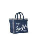 Borsa a mano Vanity in canvas di cotone VAMI001 03274H MC2 SAINT BARTH 
