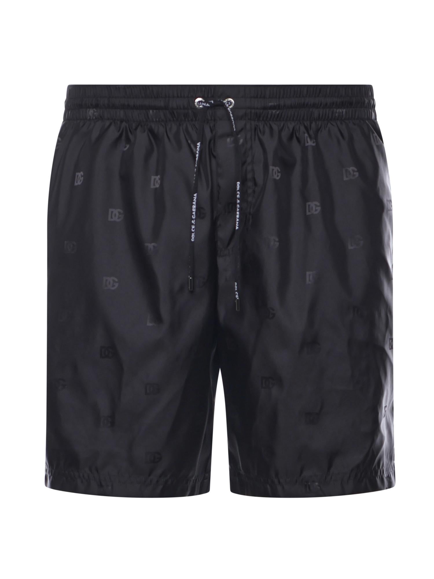 Boxer da mare con logo M4A13T FJSDDN0000 DOLCE & GABBANA 