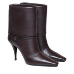 Stivaletti niki in pelle liscia 801393 AADV22245 SAINT LAURENT 