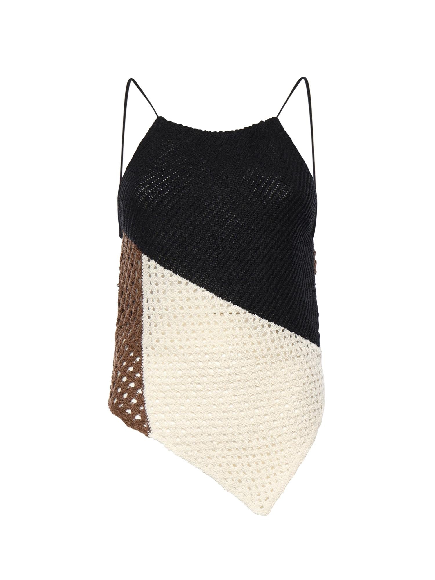 Top asimmetrico in maglia CNKD13073  INSPIRED BY AKEP 