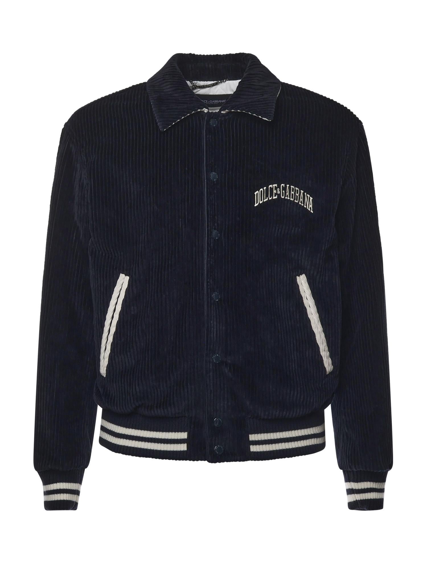 Bomber in velluto a coste G9BPXZ FUVLIB0665 DOLCE & GABBANA 