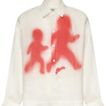 Camicia in cotone con stampa SH005001 VU BONSAI 