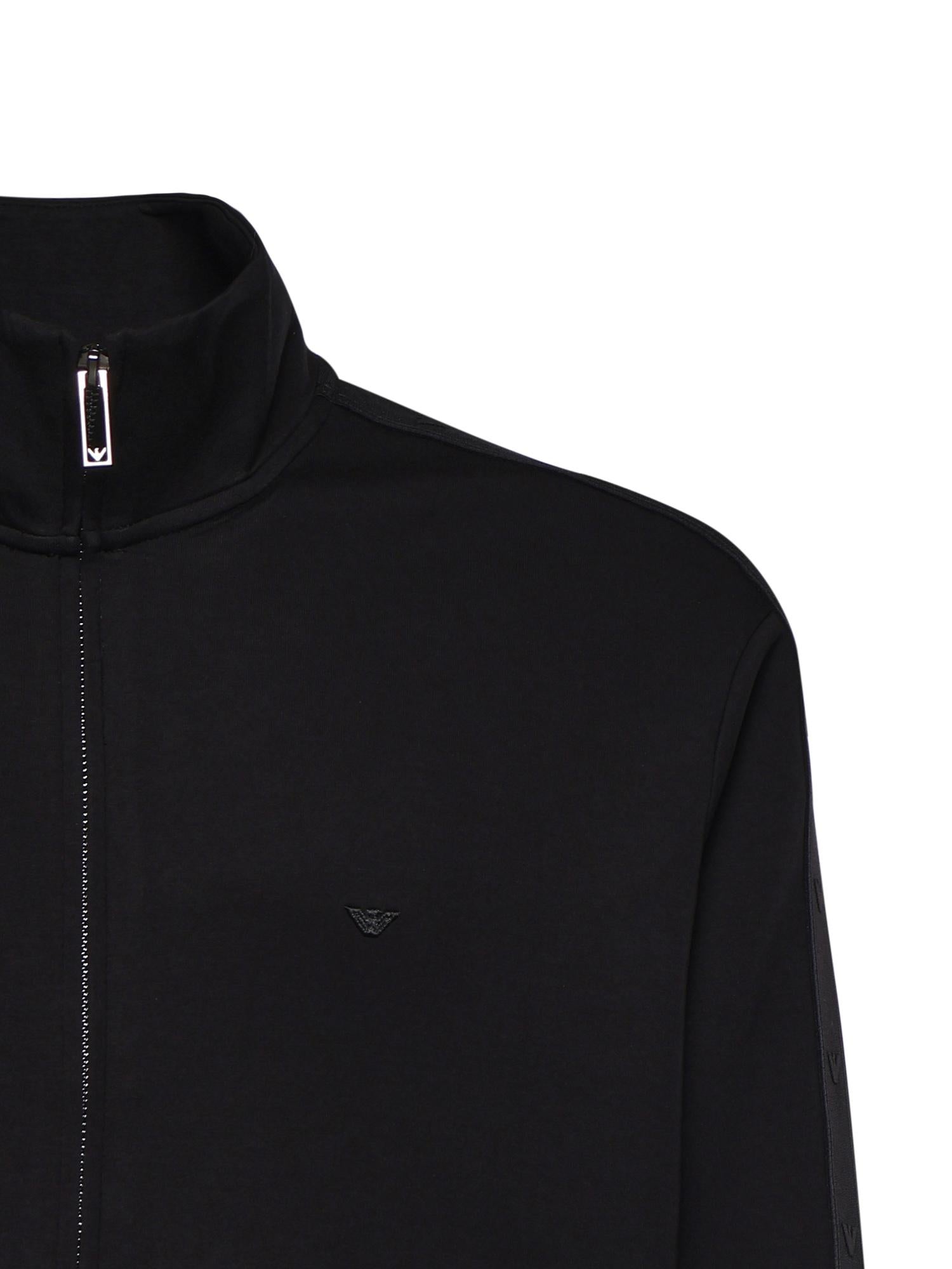Felpa in double jersey con logo EM005222 AF10013UC001 EMPORIO ARMANI 
