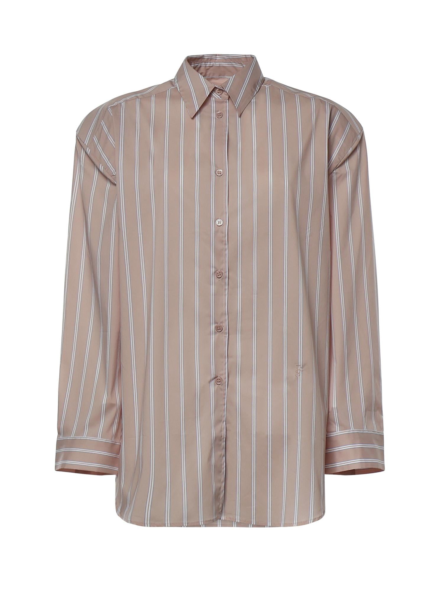 Camicia Oana a righe in misto cotone CHFS22087608  THE FRANKIE SHOP 