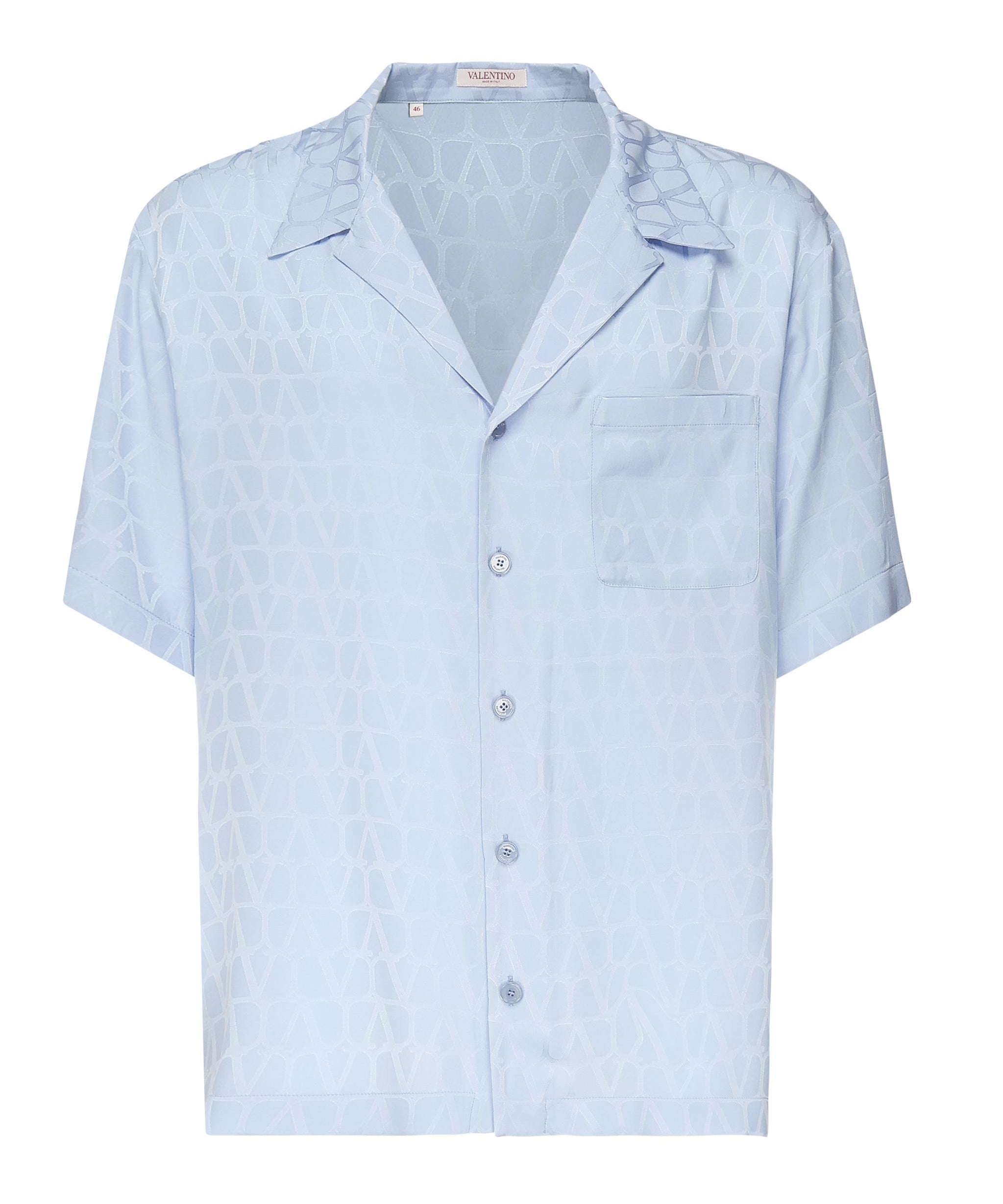 Camicia bowling con motivo Toile Iconographe 5V3AAA90 9V1WUN VALENTINO GARAVANI 