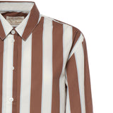 Camicia in cotone a righe con ricamo BRIG001 01418L MC2 SAINT BARTH 