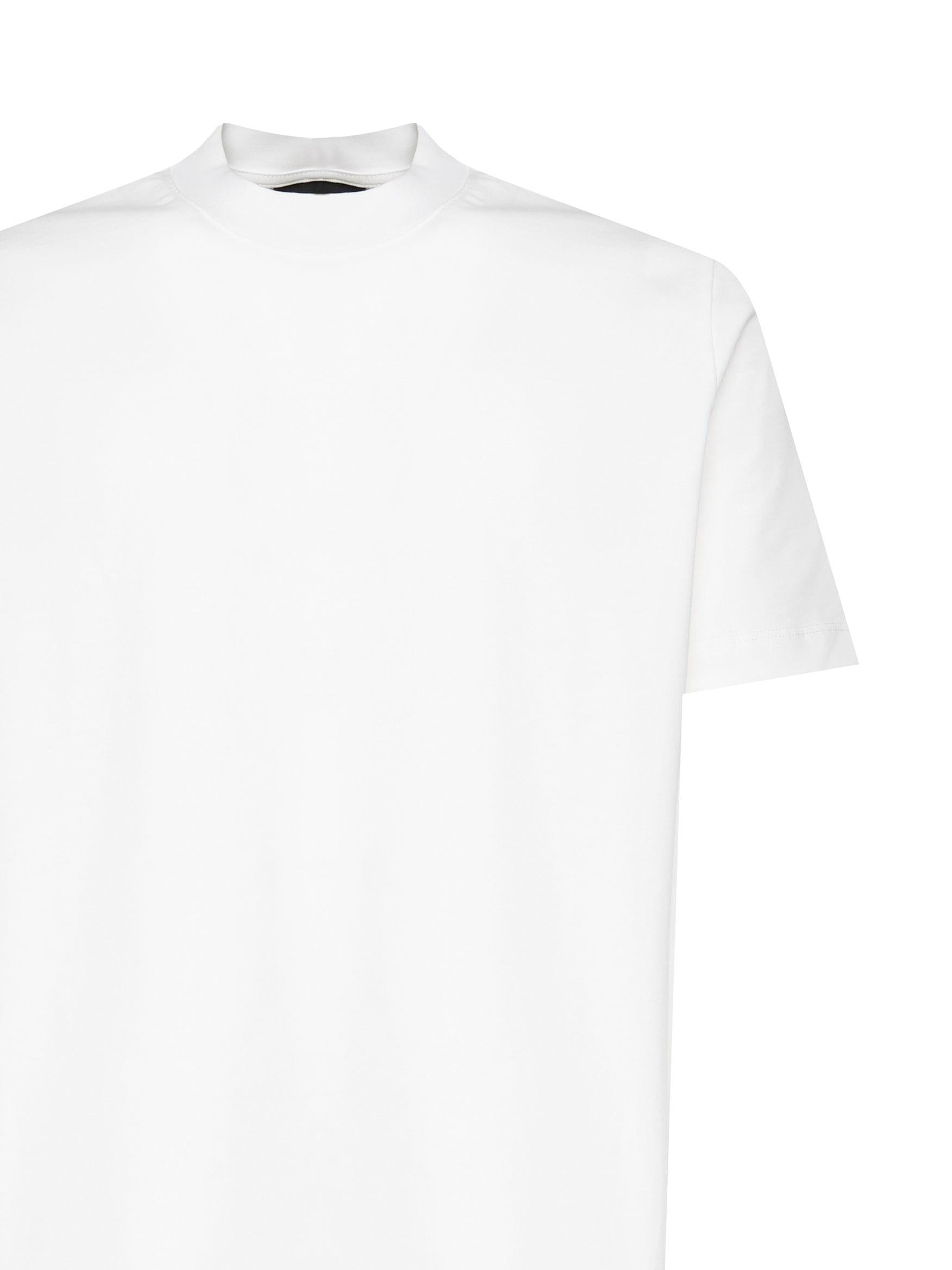 T-shirt Fuego in premium cotton FUEGO BIANCO GIULIANO GALIANO 
