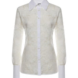 Camicia in tulle e pizzo 106600 A381Z05 PINKO 