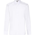 Camicia in cotone vestibilità Martini<BR/> G5JL8T GG865W0800 DOLCE & GABBANA 