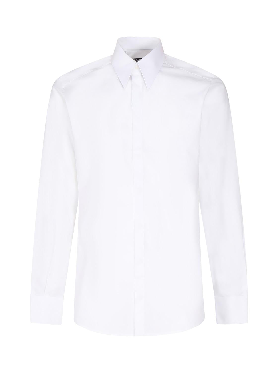 Camicia in cotone vestibilità Martini<BR/> G5JL8T GG865W0800 DOLCE & GABBANA 
