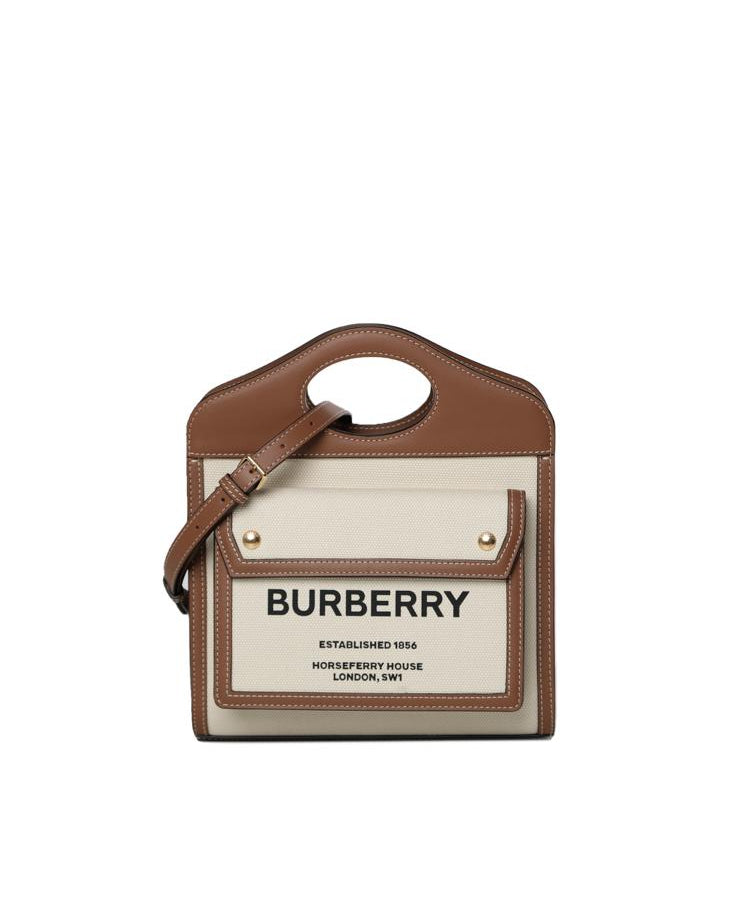 Mini bag Pocket con logo 8039361 A1395 BURBERRY 