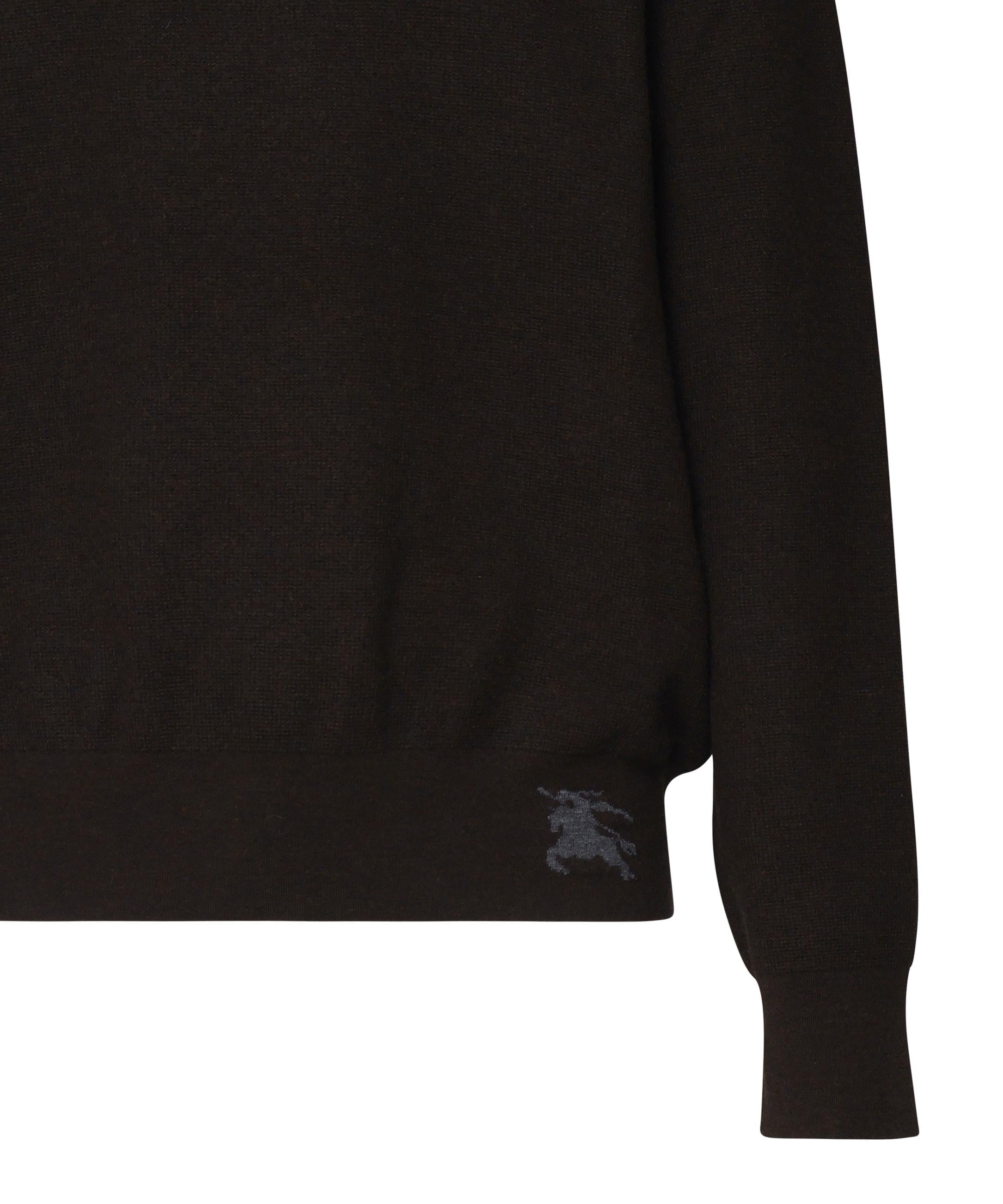 Maglioncino in cashmere con logo knight 8093611 C1170 BURBERRY 