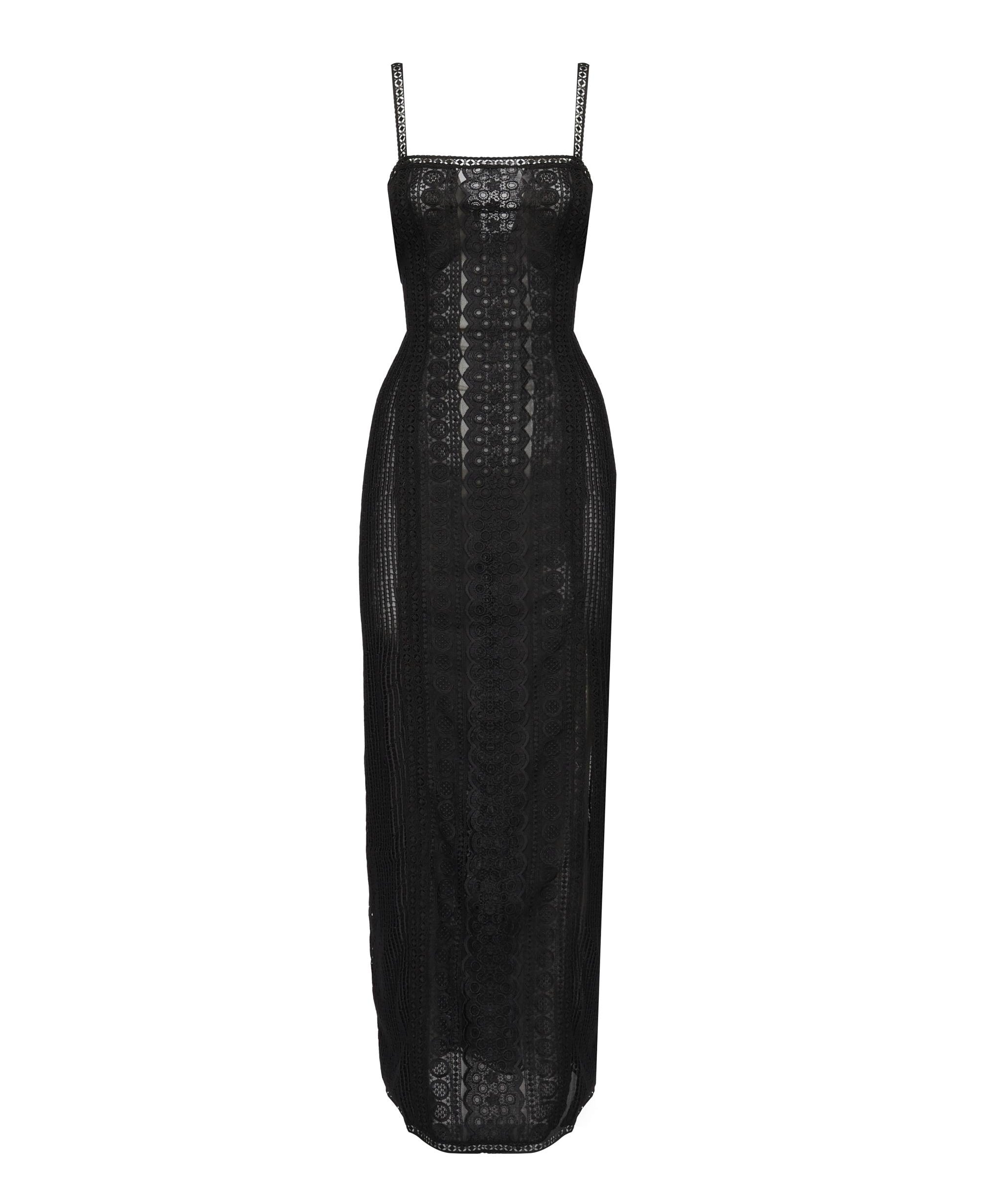 Abito lungo Vannie 256610 BLACK CHARO RUIZ 