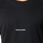 T-shirt logo in cotone 464572 YB2DQ1000 SAINT LAURENT 