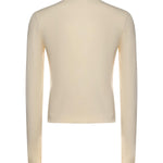 T-shirt in misto cotone con logo TSW00155AJ00124 130 JACQUEMUS 