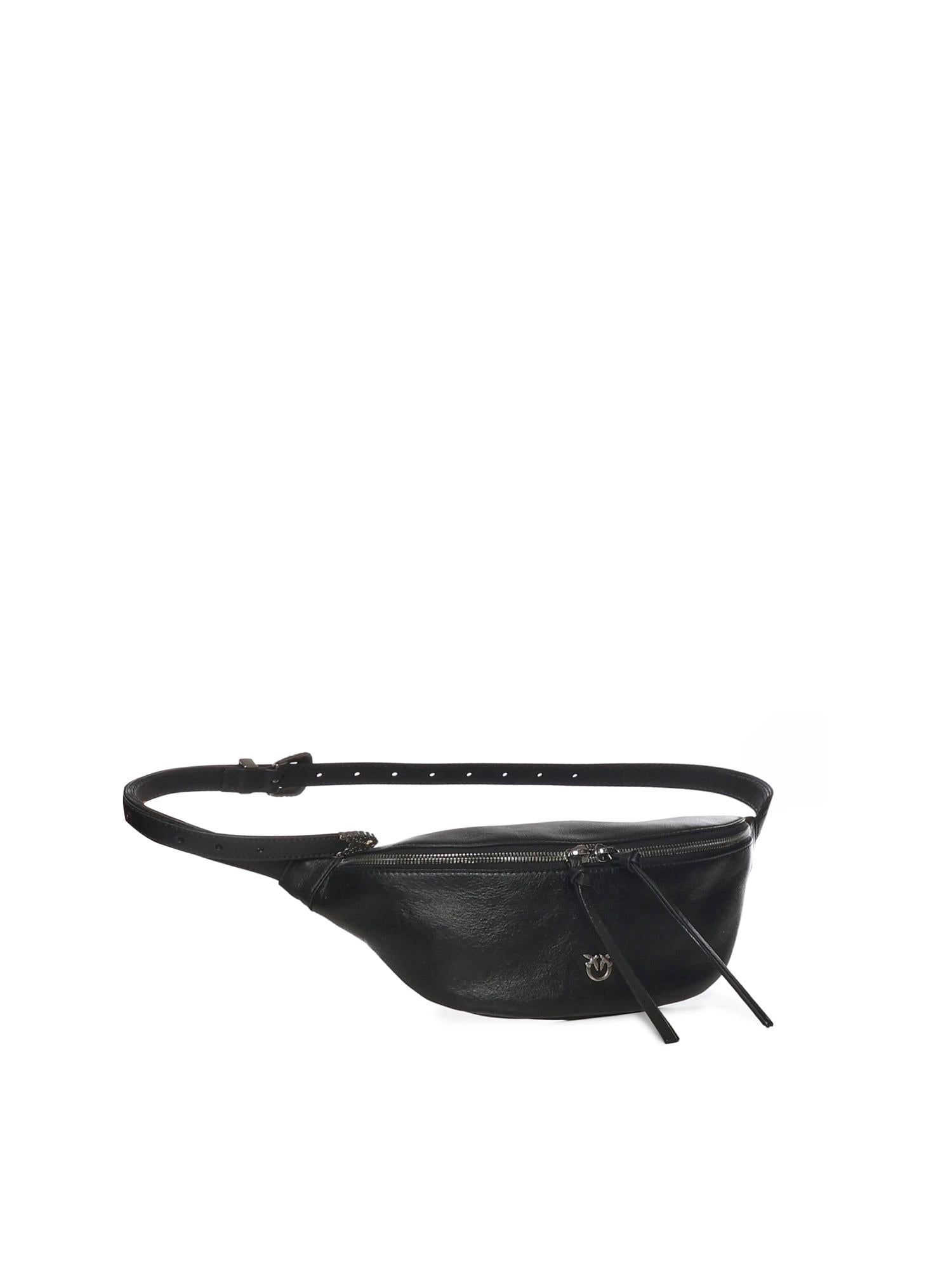 Marsupio in pelle new biker 106724 A2JGZ99O PINKO 