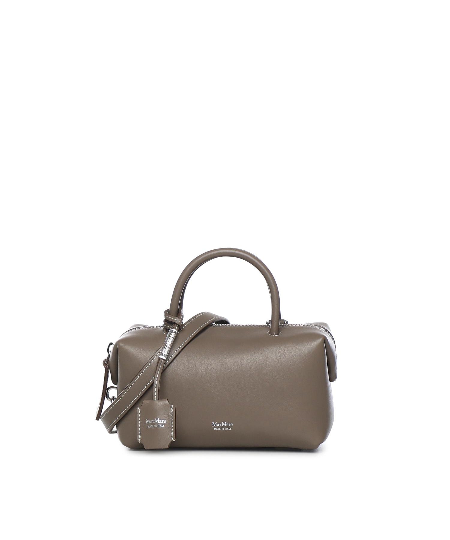 Bauletto in pelle con logo 2614511031600 027 MAX MARA 