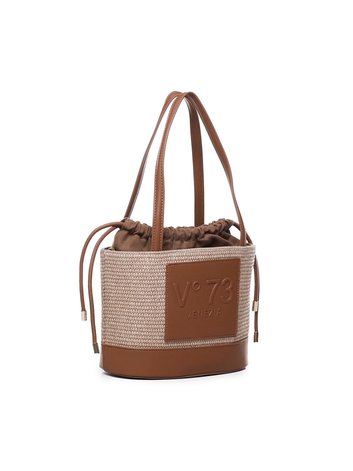 Borsa shopping Cat 73BS7OG02 CATNATURALE/CUOIO V° 73 