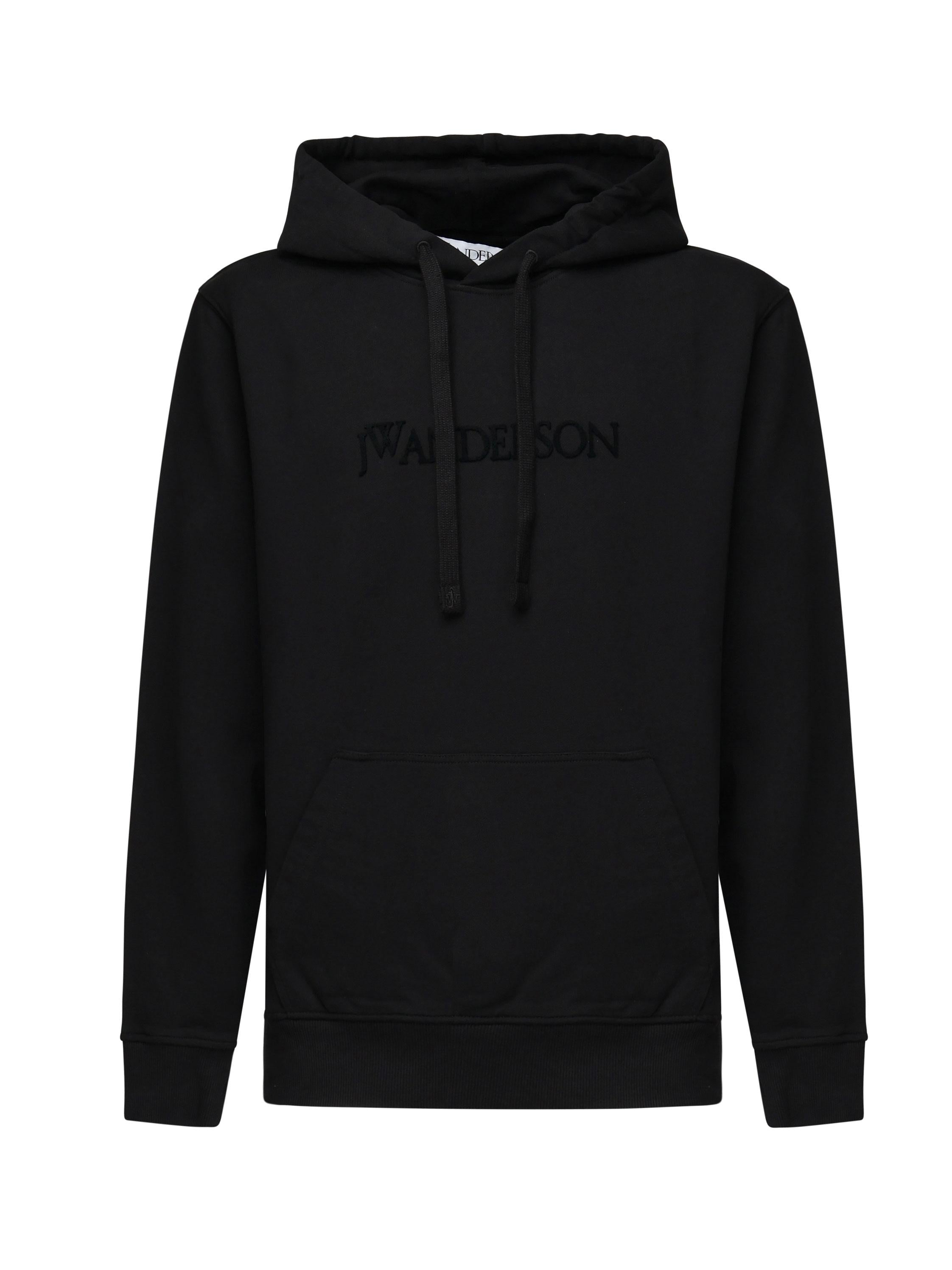 Felpa con cappuccio e logo ricamato JW0214 PG1632999 JW ANDERSON 