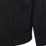 Camicia Tobhias in lana TOBHIAS NERO GIULIANO GALIANO 