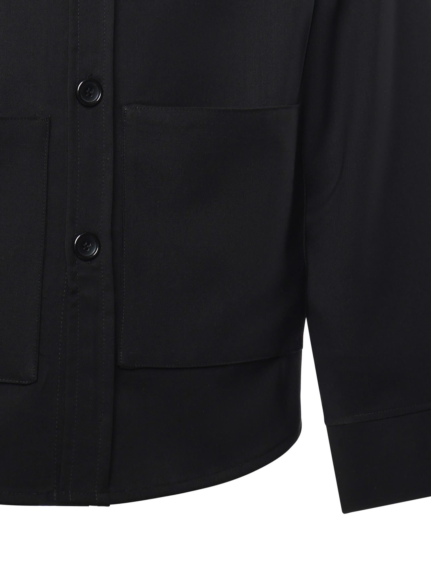 Camicia Tobhias in lana TOBHIAS NERO GIULIANO GALIANO 