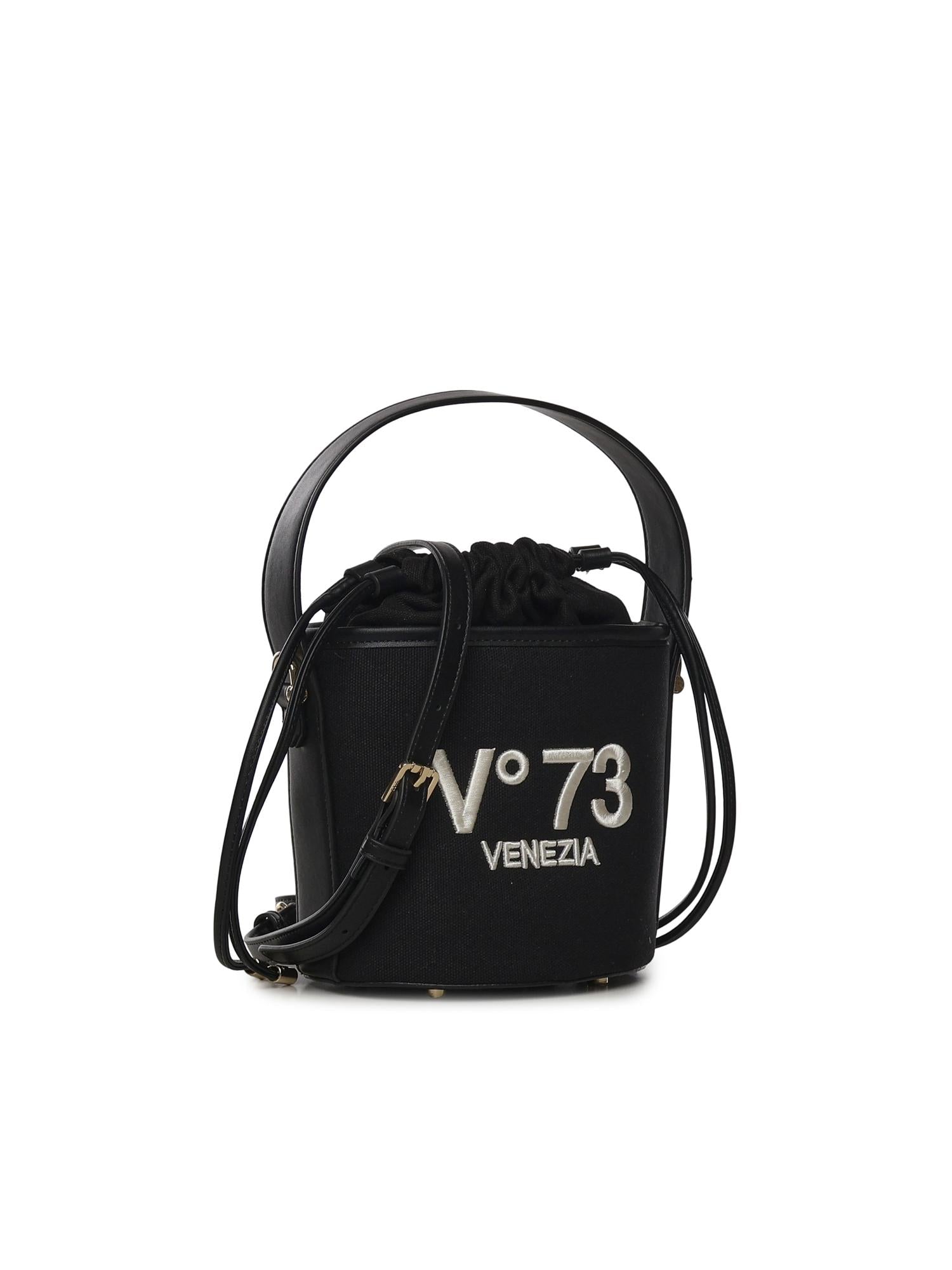 Secchiello con logo 73BS9MU03 RESPONSIBLE 73NERO V° 73 