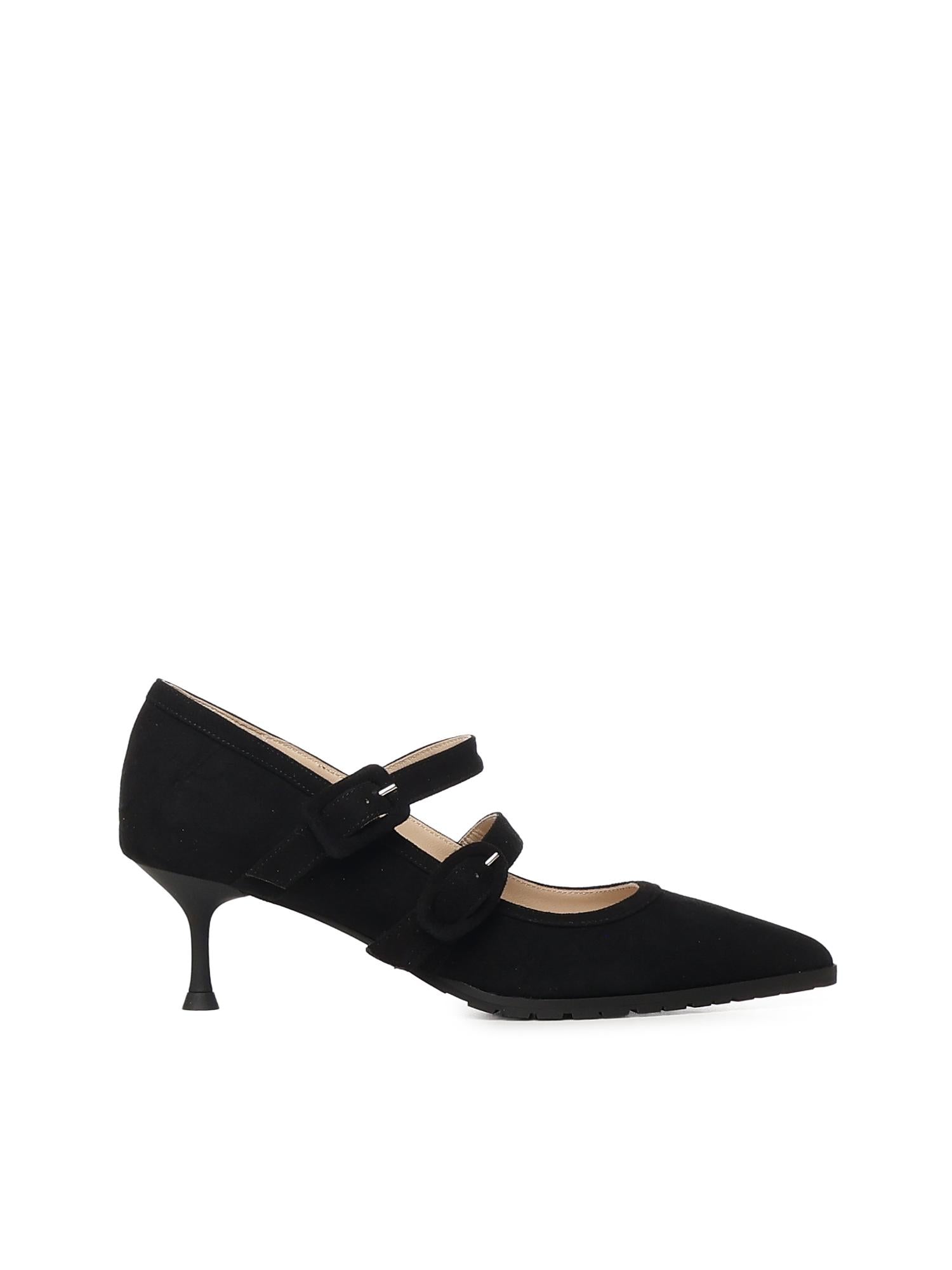 Pumps Geluci in camoscio GELUCI CAM. NERO GIULIANO GALIANO 