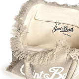 Borsa Vanity in lino con logo VANI022 01139L MC2 SAINT BARTH 