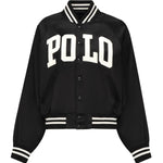 Bomber in raso con logo 211970985 001 POLO RALPH LAUREN 