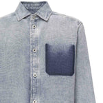 Camicia in cotone e lino H526Y1DW17 1360 LOEWE 