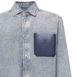 Camicia in cotone e lino H526Y1DW17 1360 LOEWE 