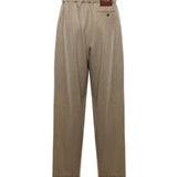 Pantaloni con coulisse in lana e cashmere H526Y04WHA 8586 LOEWE 