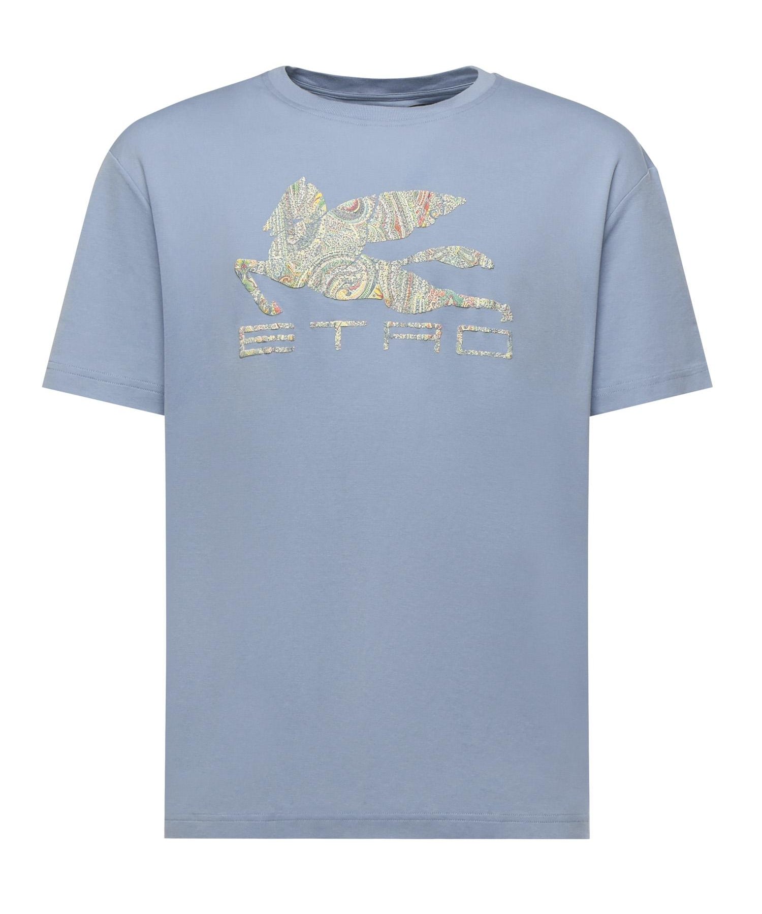 T-shirt in cotone con stampa logo MRMA0002 AK981F3981 ETRO 