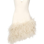 Abito Maya con piume ABITO MAYA IVORY THE ARCHIVIA 